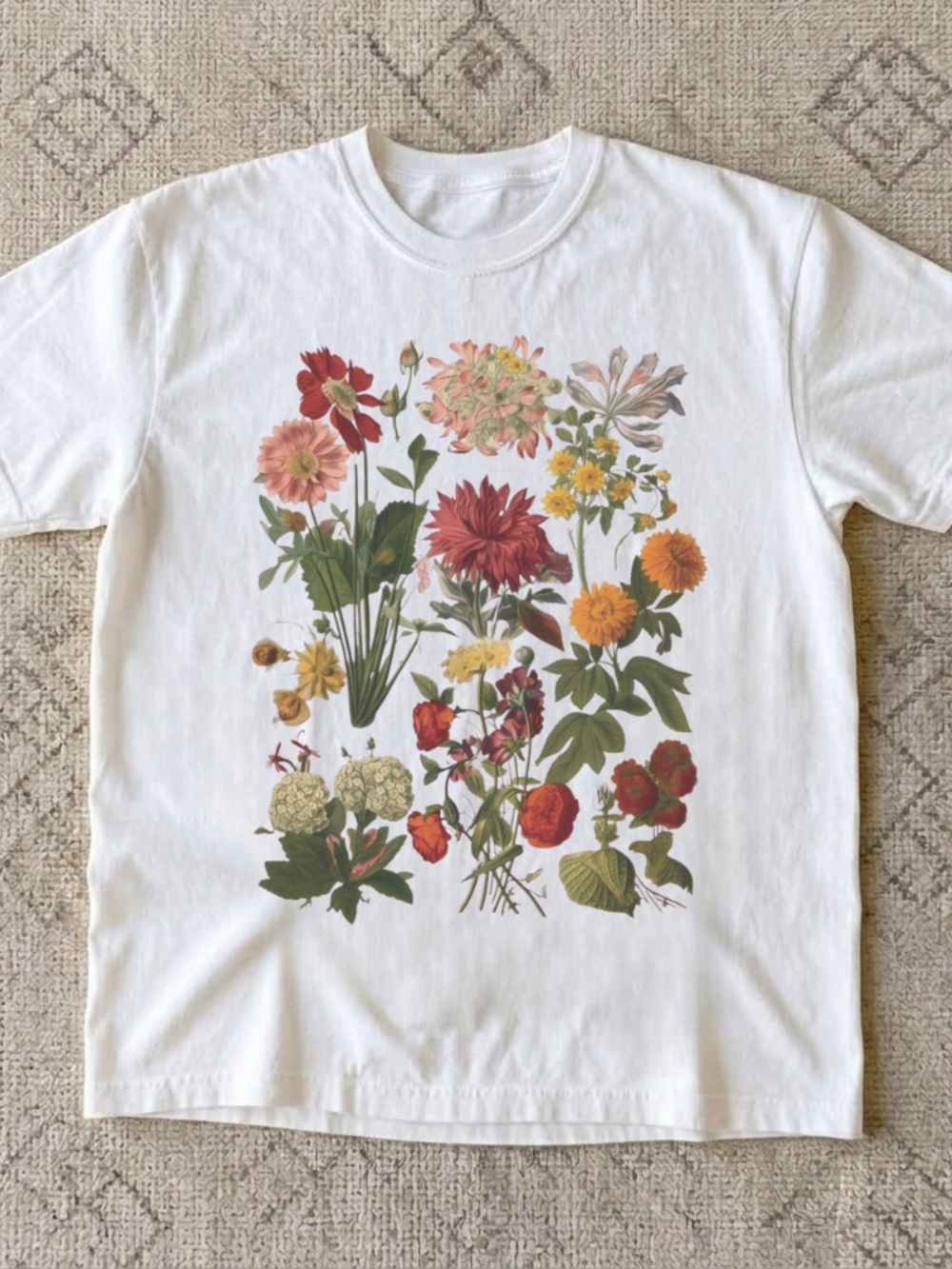 Botanical Floral Nature Lover Graphic Tee